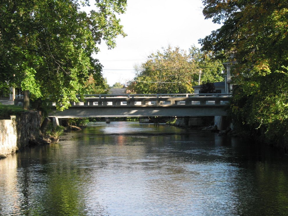 East Erie bridge over Kalamazoo River