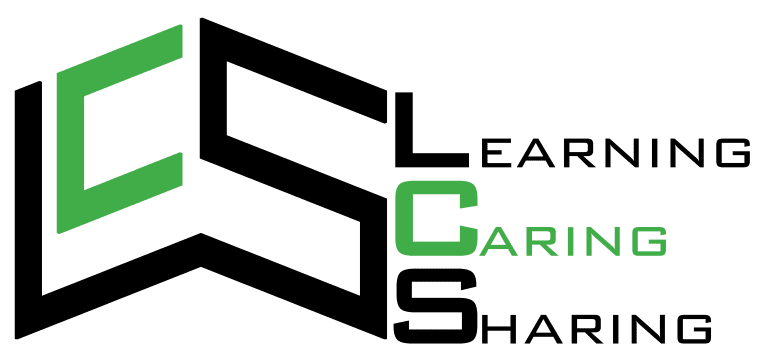 Learning Caring Sharing event logo