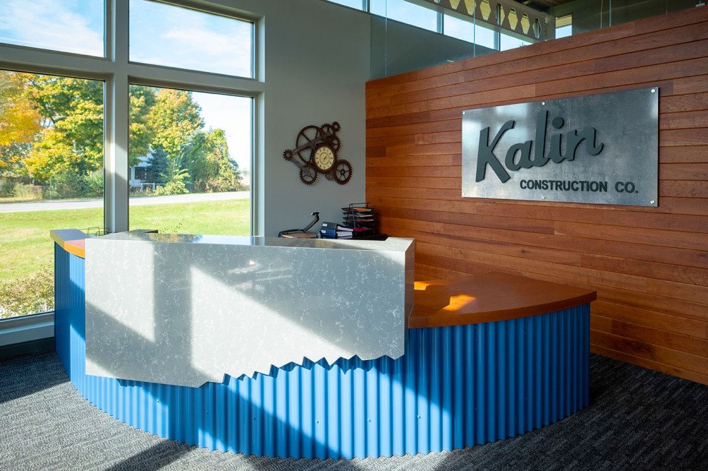 Kalin Construction Reception Area