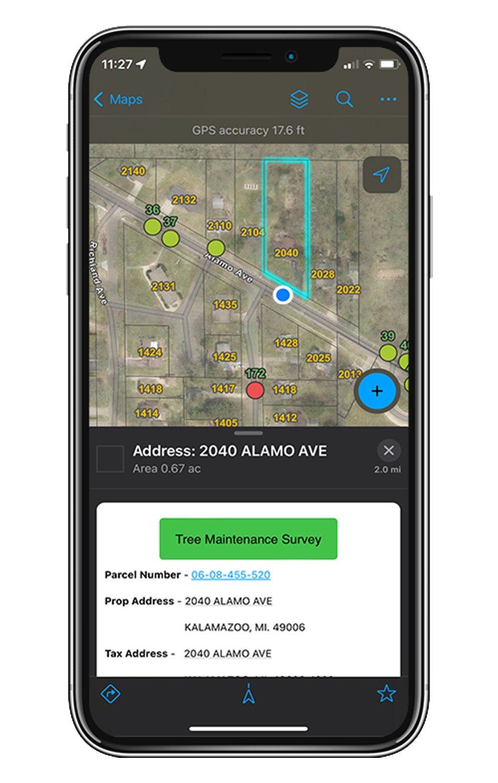 Tree Maintenance Survey Phone