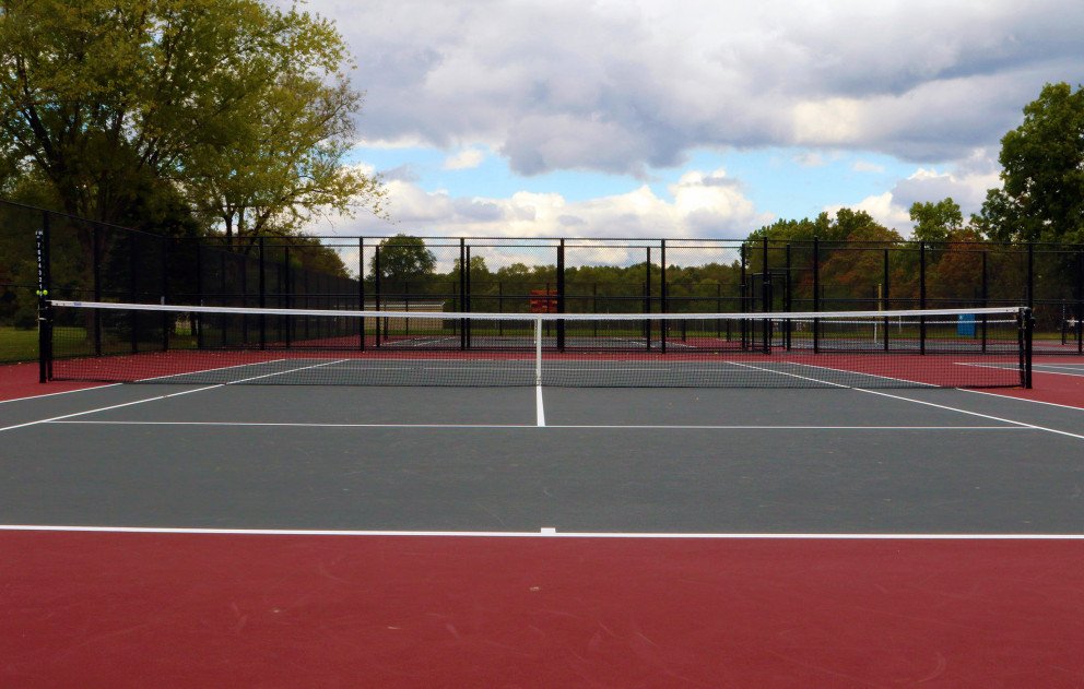 Brandywine Tennis Court Wide Center Court View