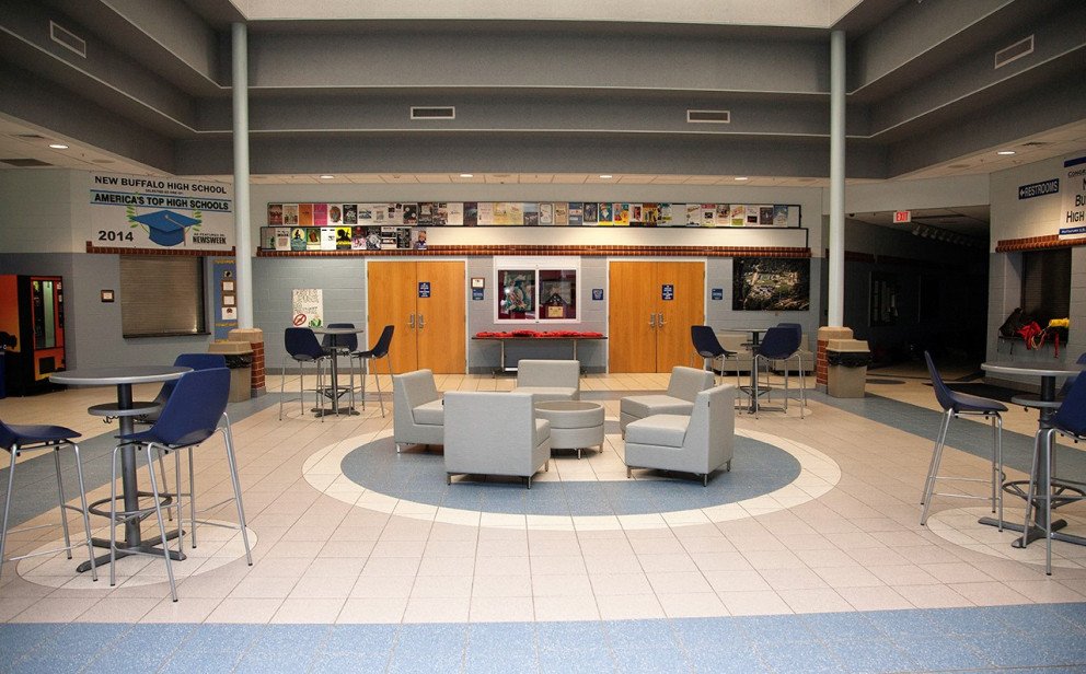 New Buffalo Schools loose furnishings entire room view