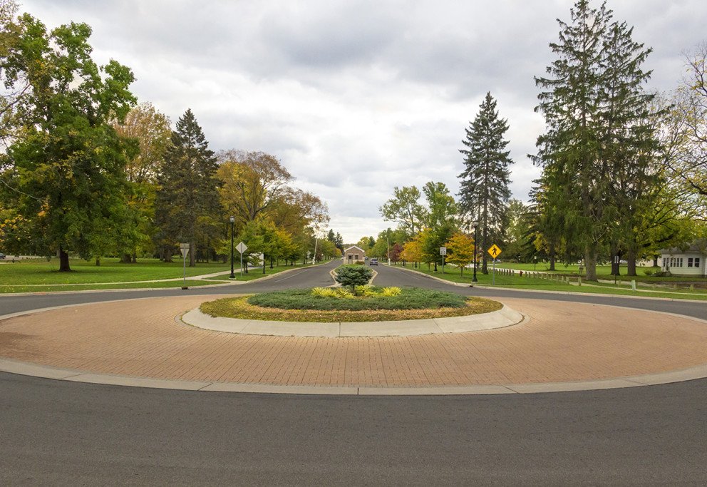 Andrews University Campus roundabout