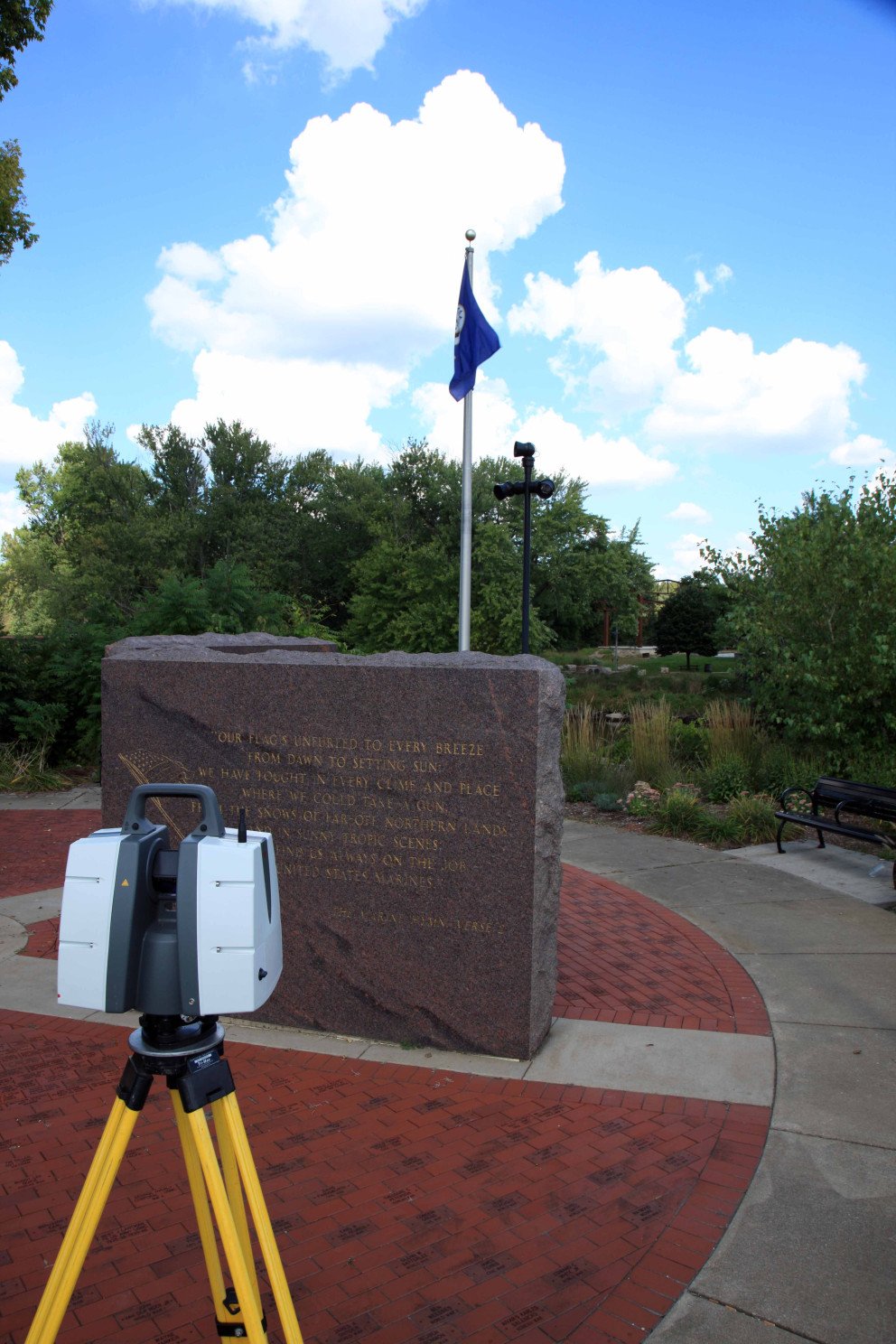 Rose Park scanning monument