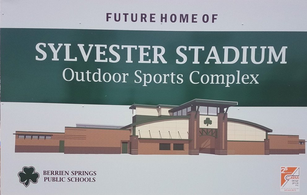 Sylvester Stadium Construction Site Sign
